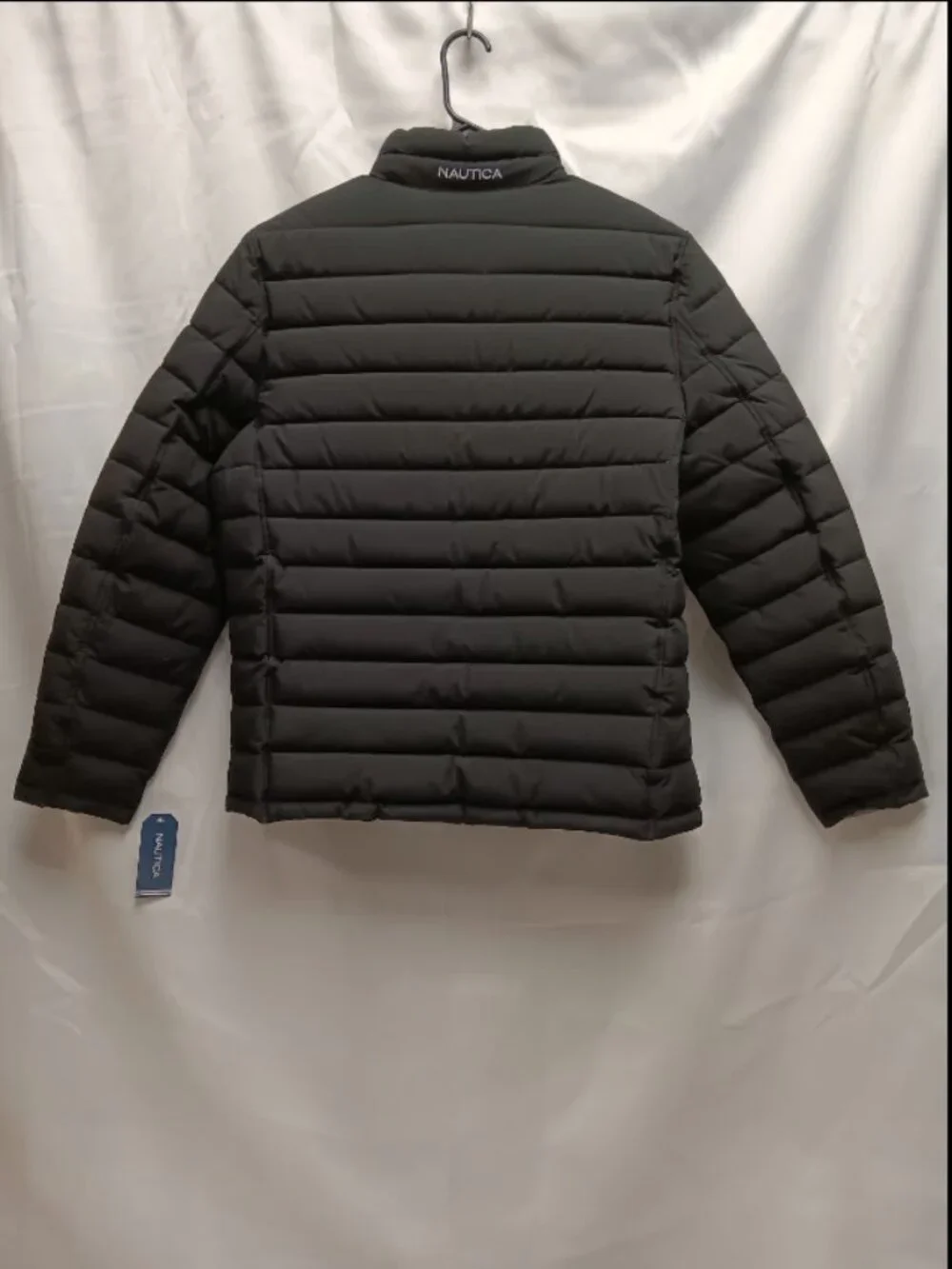 Mens Nautica Reversable Black Puffer Jacket NWT Size Large ORG $250